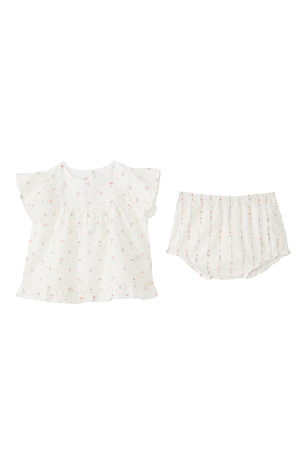 Ensemble Court Top and Bloomer Set